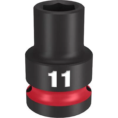 Shockwave 11 Mm X 1/2 In. Drive Metric/sae 6 Point Impact Socket