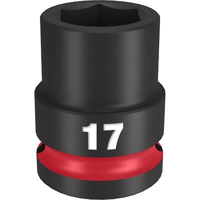 Shockwave 17 Mm X 1/2 In. Drive Metric/sae 6 Point Standard Impact Socket