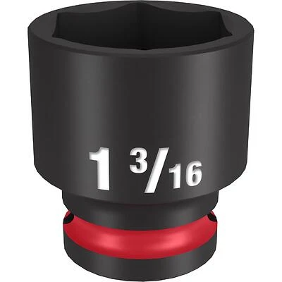 Shockwave 1-3/16 In. X 1/2 In. Drive Sae 6 Point Impact Socket