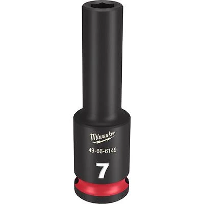 Shockwave 7 Mm X 3/8 In. Drive Metric/sae 6 Point Deep Impact Socket
