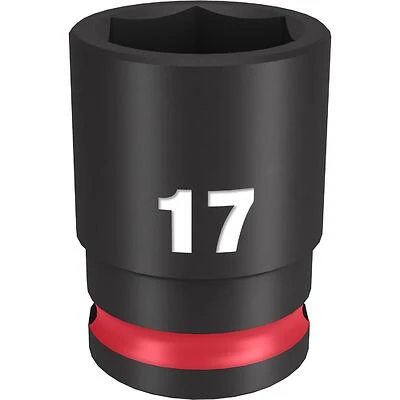 17 Mm X 3/8 In. Drive Metric 6 Point Standard Impact Socket