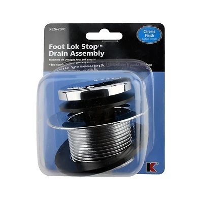 1-1/2-in Chrome Metal Closure Assembly For Bathtub And Shower Drains