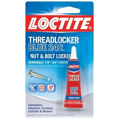 Loctite 1773398 Threadlocker Blue 242, 6-ml, For Metal Fasteners