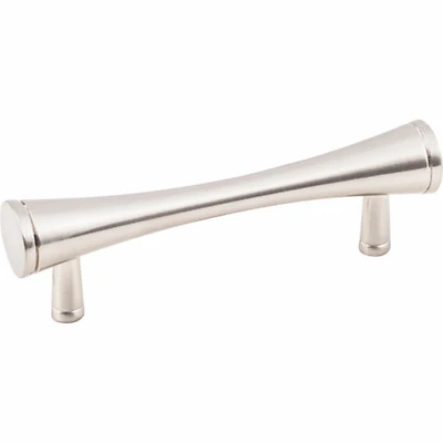 Hardware Resources K5123SN-2 Cabinet Pull, 4 in L Handle, 1-1/4 in H Handle, 1-1/4 in Projection, Zinc, Satin Nickel
