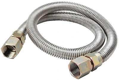 Stainless Steel Gas Connector 3/4 In. Fip X 3/4 In. Fip X 48 In. - 106,000 Btu