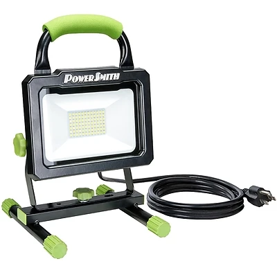 7000 Lumens Led Portable Work Light With 5 Ft Power Cord And Ip65 Rating