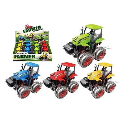 Pull-back Farm Tractor Toy, Assorted Colors, 1 Pk, Model Tm-3634