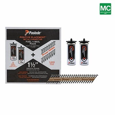 Prostrip 1-1/2 In. L Paper Strip Brite Fuel And Nail Kit 30 Deg 1 Pk