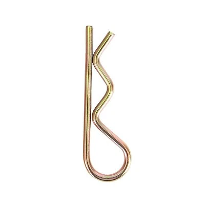 4022123 Wire Hair Pin Clip, 5/64 X 1-3/32-inch, Yellow Zinc Plated, 10-piece