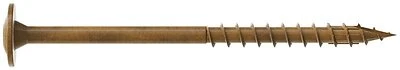 Simpson Strong-tie #8 X 2-1/2" Wafer-head Construction Screw 200 Pk With Quik Guard® Coating