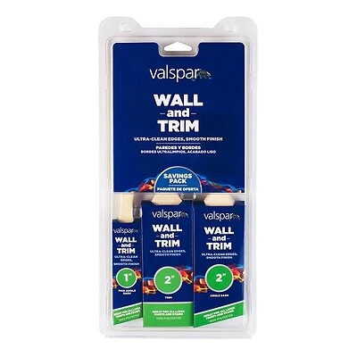 3-pack Polyester Flat And Angle 2-in Paint Brushes, Model 882569300