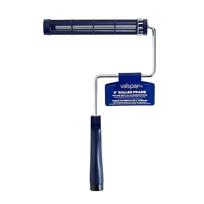 9-inch Quick Release Plastic Paint Roller Frame With 90 Degree Pro Bend