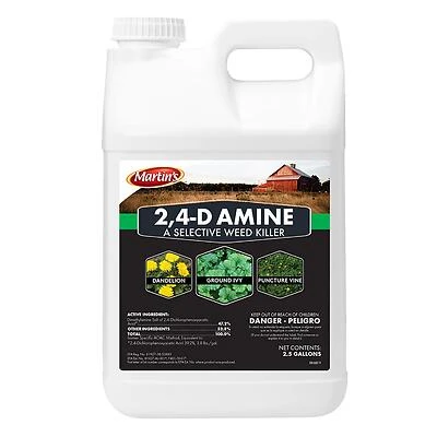2,4-d Amine Broadleaf Herbicide Concentrate 2.5 Gallon For Lawn Care