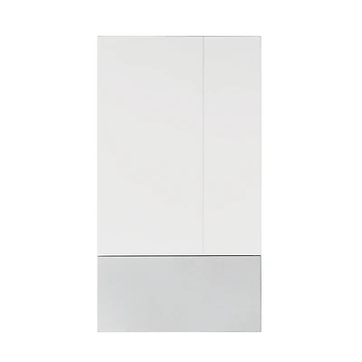 Hammered White Metal/plastic Wired And Wireless Door Chime Bell Model 18000155