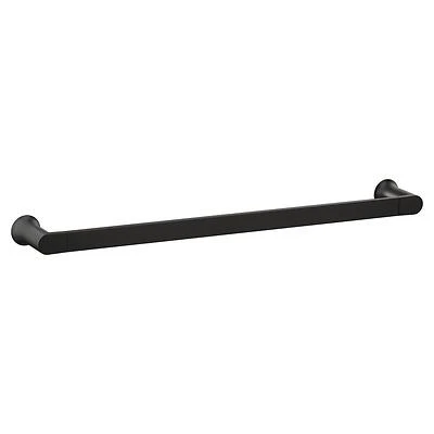 Genta 24 Inch Towel Bar In Matte Black - Model Bh3824bl