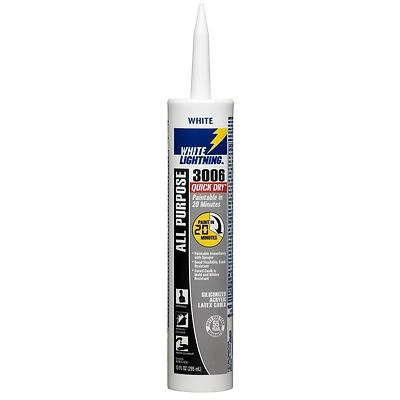 10 Ounce Paintable Siliconized Acrylic Latex Caulk - Model W12qd0010