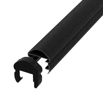 Pellinore Satin Black 6 Ft. Top Rail Cap For Fencing