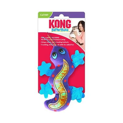 Better Buzz Gecko Cat Toy With Premium Catnip And Crackling Fabric