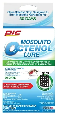 Pic Mosquito Octenol Lure With Universal Clips, 3 In. X 3 In.