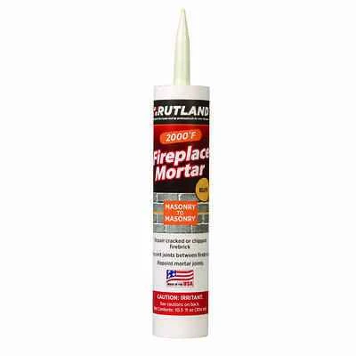 Rutland 63B Fireplace Mortar, Buff, 10.3 Oz Cartridge