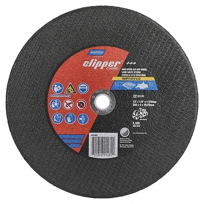 Clipper Classic Cut-off Wheel 12 X 1/8 X 1 For High-speed Saws