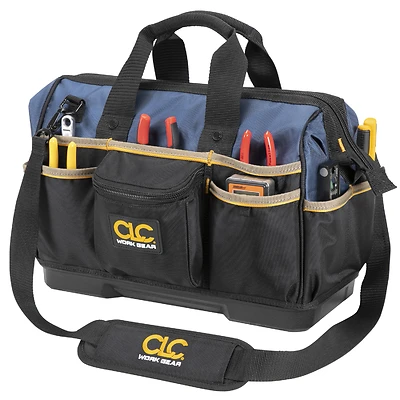 CLC Tool Works PB1563 Tote Tool Bag, 23-Pocket, Polyester, 16 In.