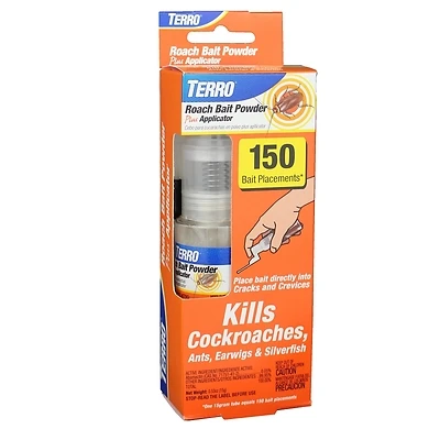 T530 Roach Powder Plus Applicator, 0.53 Oz Tube For Indoor And Outdoor Use