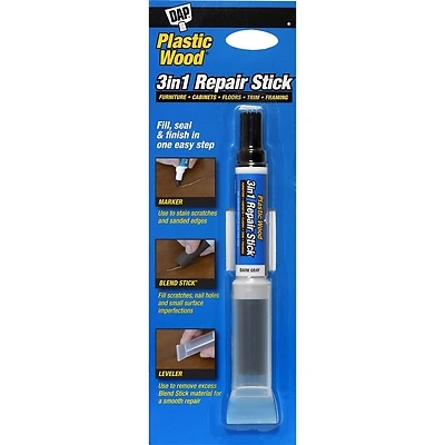 7079804096 3-in-1 Dark Grey Repair Stick For Wood Surfaces