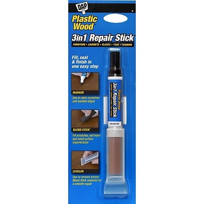 3-in-1 Golden Oak Repair Stick For Wood Surfaces - Model 7079804094