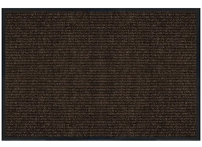 1005740us Rectangular Floor Mat, 30 In L X 18 In W, Cocoa Parquet Pattern
