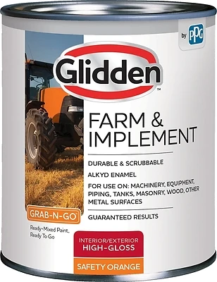 Farm & Implement High-gloss Interior/exterior Alkyd Enamel Paint Quart