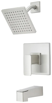 F12a0006np Brushed Nickel Tub-shower Faucet With 6 Inch Showerhead