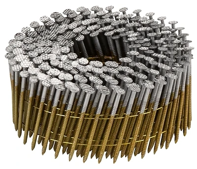 2 In. X 0.093 In. 15 Degree Stainless Steel Coil Siding Nail - 3600 Count