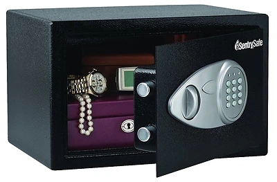 0.58 Cubic Feet Security Safe With Electronic Lock And Override Key