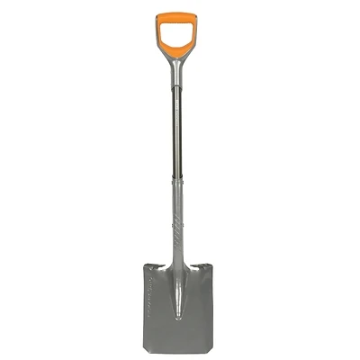 Fiskars Pro Transfer Shovel 6.2 In W Blade Steel Aluminum D-handle Soft Grip