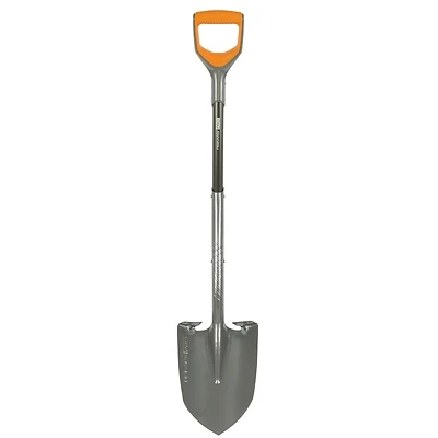 Fiskars Pro Digging Shovel 44 In Steel Blade Aluminum D-handle Soft Grip 397960-1001