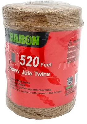 Baron 70308 Jute Twine, 520 Feet, Green