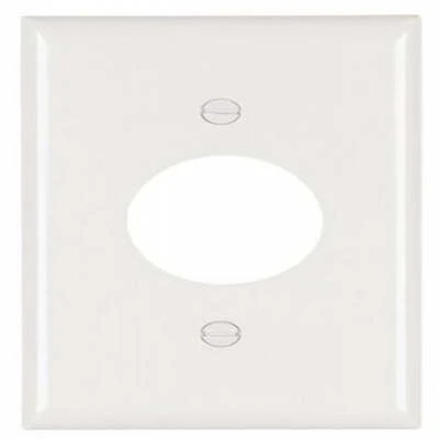 Tp7wcc30 Trade Master Wall Plate, Two Gang, Ivory Finish
