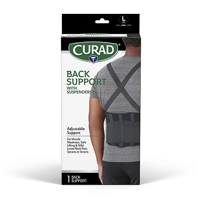 Large Back Support With Suspenders For Lower Back Pain Relief And Lifting Support
