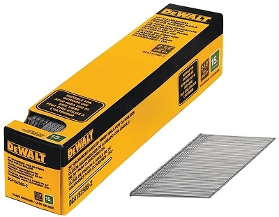 DeWalt DCA15250G-2 Angled Nails, 2-1/2 In., 15-Gauge, Galvanized, 2500-Piece