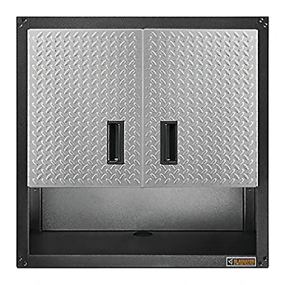 Ready To Assemble 28 In. H X 28 In. W X 12 In. D Steel 2-door Garage Wall Cabinet