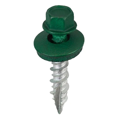 No. 9 X 1 In. L Hex Coated Wood Screws 250 Pk - Heavy Duty