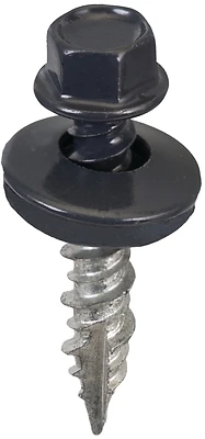 No. 9 X 1 In. L Hex Coated Wood Screws 250 Pk - Heavy Duty