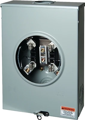 200 Amp Ringless Overhead Or Underground Meter Socket, Model Utrs213b