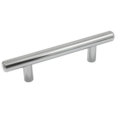 59920 Melrose 3 In. Polished Chrome T-bar Drawer Pull - Pack Of 5