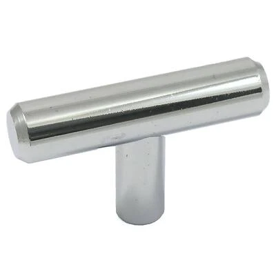 59919 Melrose 2 In. Polished Chrome T-bar Cabinet Knob 10 Pk