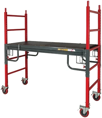 Buildman 2.58 In. X 6.3 In. X 6 Ft. Drywall Baker Scaffold With 1500 Lbs. Load Capacity