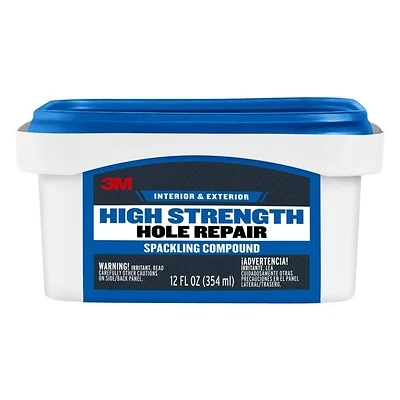 3M High Strength Hole Repair CC-12-DT Color Changing Spackling Compound, 12 Fl. Oz.