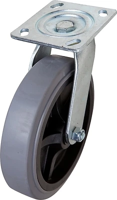 8 In. X 2 In. Heavy-duty Tpr Swivel Caster With 700 Lb Load Rating