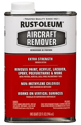 Aircraft Remover, 1 Quart - Fast-acting Paint Stripper For Metal Surfaces